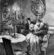 Rycina na stronie tytułowej wydania Ojca Goriot z 1897, nieznanego autorstwa; opublikowane przez Geo