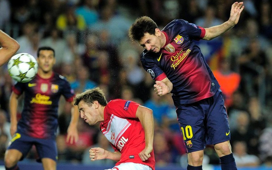 Leo Messi strzelił dziś bramkę głową