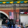 Prezydent USA będzie przemawiał ze sceny ustawionej przed Arkadami Kubickiego u stóp Zamku Królewski