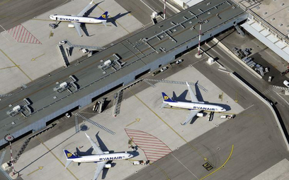Samoloty Ryanaira na lotnisku w Marsylii
