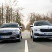 Skoda Scala (po lewej) i Skoda Kamiq po modernizacji