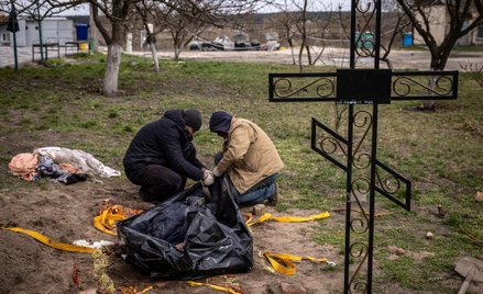 Mer Hostomela zastrzelony podczas dostarczania leków. Stacja CNN dotarła do świadków