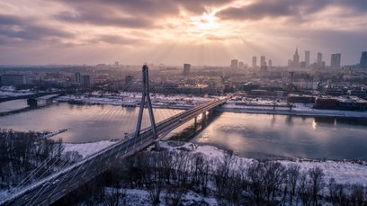 Silny mróz wróci do Warszawy pod koniec tygodnia