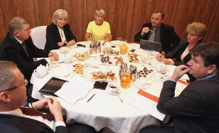 Uczestnicy debaty. Od lewej: Marcin Piasecki, Grzegorz Graboń, Renata Żukowska, Natasza Tobiasz-Kałk