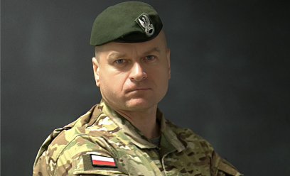 Generał brygady Michał Strzelecki  Dowódca Komponentu Wojsk Specjalnych