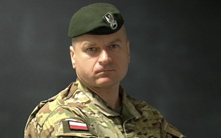 Generał brygady Michał Strzelecki  Dowódca Komponentu Wojsk Specjalnych