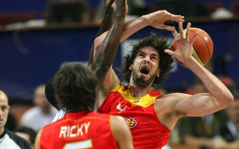 Pau Gasol - gwiazda reprezentacji Hiszpanii