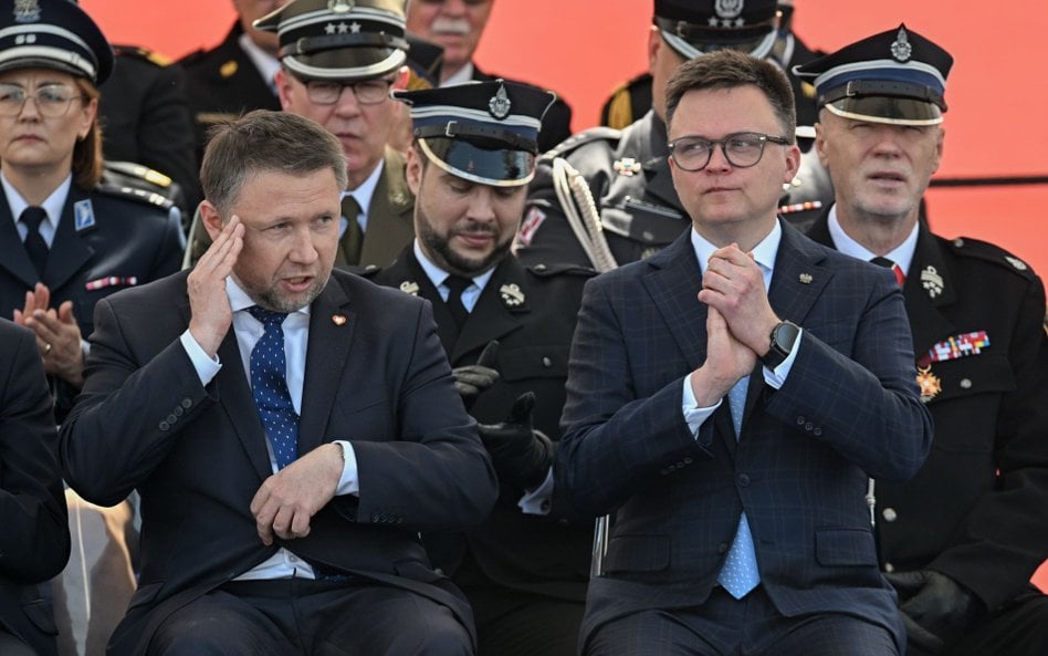 Marcin Kierwiński i Szymon Hołownia