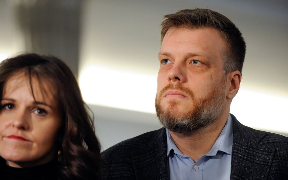 Adrian Zandberg i Dorota Olko z partii Razem