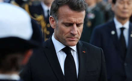 Prezydent Francji Emmanuel Macron w Korei Południowej