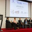 Uczestnicy panelu: Marcin Kowalczyk z e-Kiosku (moderator); Magdalena Buczkowska, sekretarz powiatu 