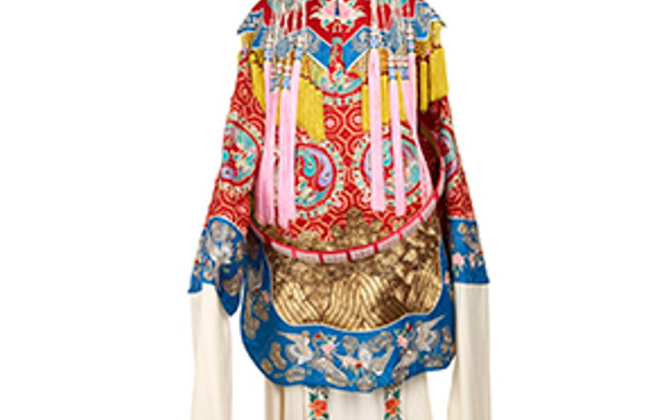 Kostium Yang Yu Huan do roli w Pijanej piękności, noszony w filmie przez Song Liling / Johna Lone'a 