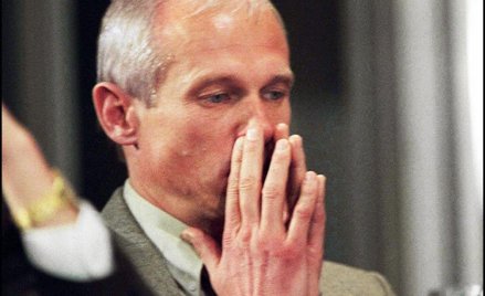 Janusz Waluś w czasie procesu w 1997 roku