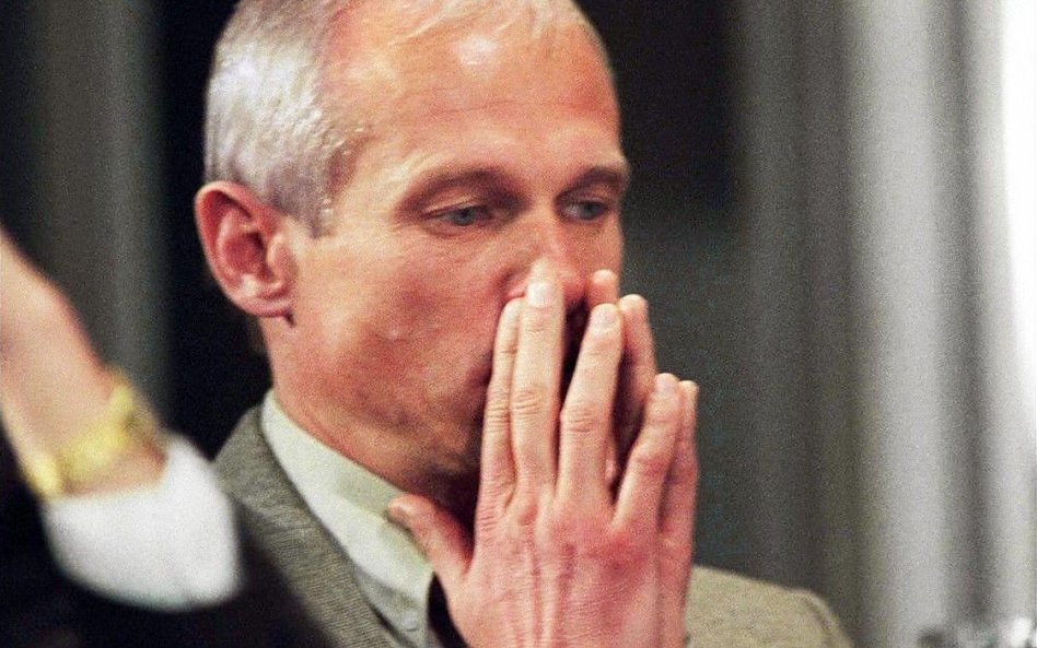 Janusz Waluś w czasie procesu w 1997 roku