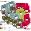 Województwo mazowieckie dominuje pod względem zamożności. Za nim są Śląsk i Dolny Śląsk.