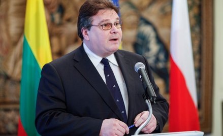Linas Linkevičius, szef MSZ Litwy