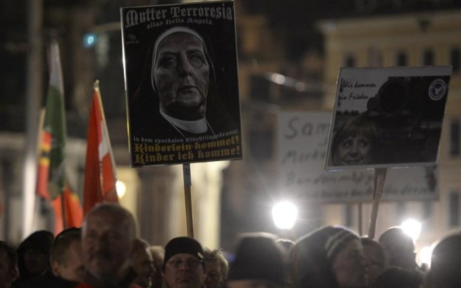 Szubienica dla Angeli Merkel