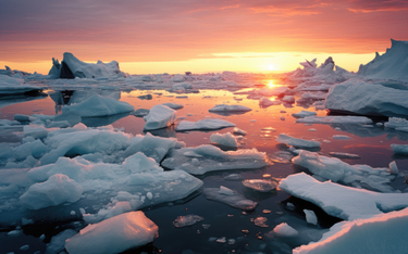 Wzrost średniej temperatury oznacza m.in. topnienie lodowców i podnoszenie się poziomu mórz i oceanó