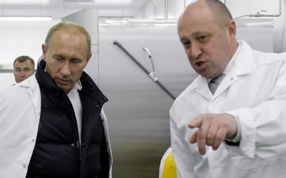 Wladimir Putin i Jewgienij Prigożin w 2010 roku