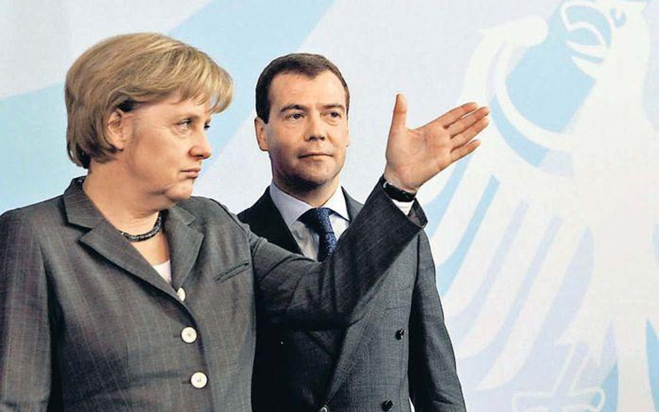 Dmitrij Miedwiediew obiecywał Angeli Merkel, że Rosja nie będzie używać gazu jako oręża politycznego