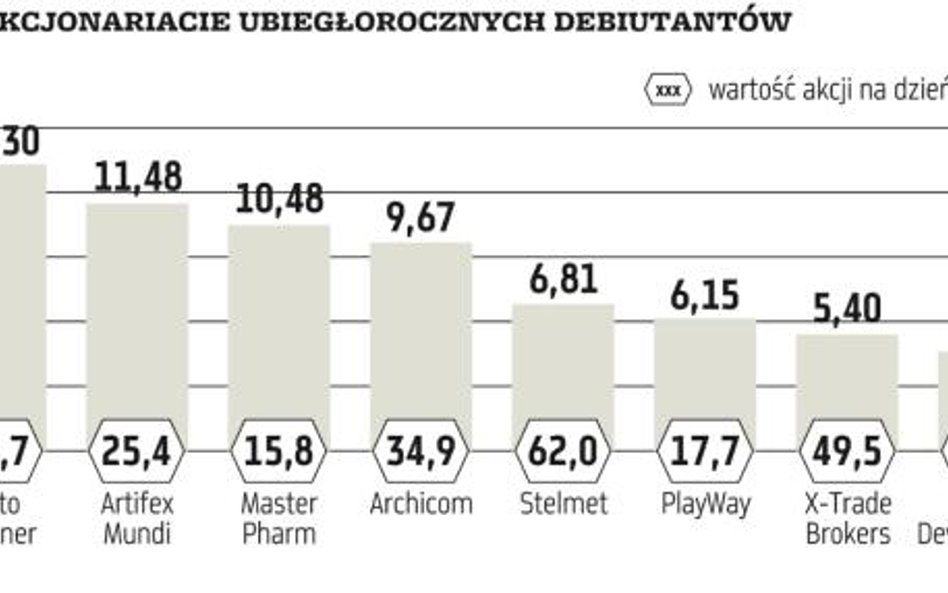 IPO: Apetyty OFE na akcje ubiegłorocznych debiutantów