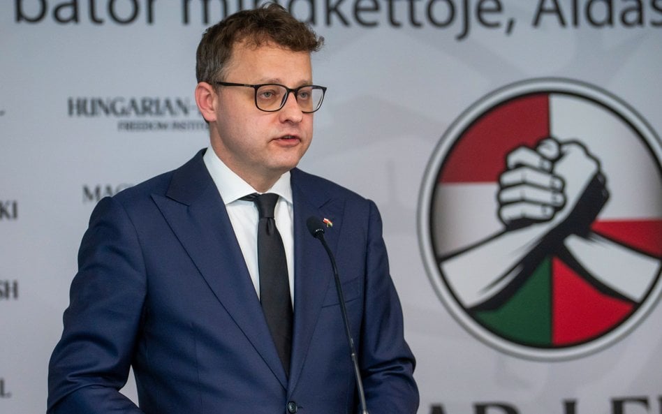 Poseł PiS Marcin Romanowski jeszcze w czasie pobytu w Budapeszcie. Do Polski wróci, jeśli dostanie g