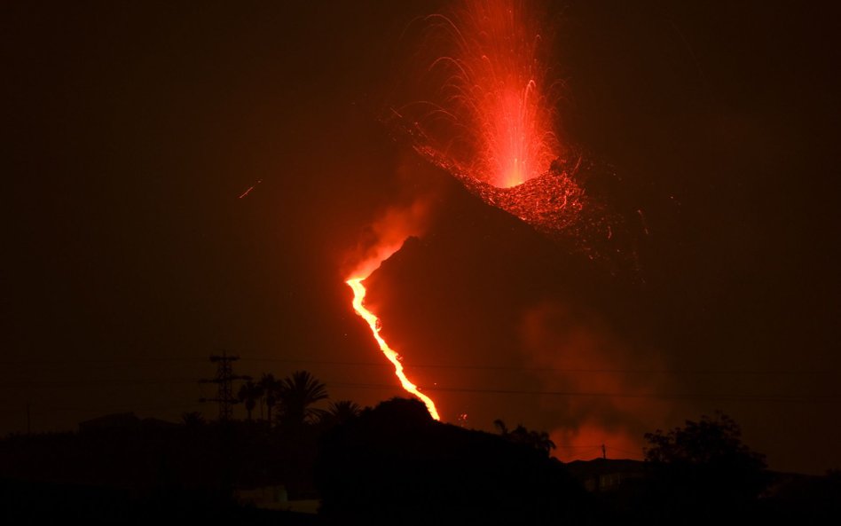 Wulkan na wyspie La Palma