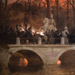 „Starcie belwederczyków z kirasjerami rosyjskimi na moście w Łazienkach”, obraz Wojciecha Kossaka