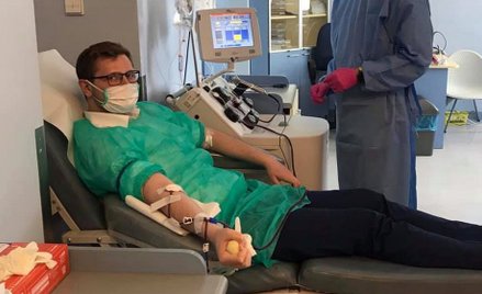 Spośród ponad 5 tys. wyleczonych osocze oddały tylko 53 osoby, w tym m.in. minister Michał Woś