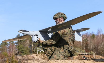 Żołnierzy kompanii dronowej Wielkopolskiej Brygady Zmechanizowanej