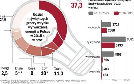 Dzięki kupnie Połańca Enea może stać się drugim wytwórcą energii w kraju