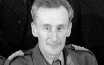 Józef Czapski w mundurze armii generała Andersa, styczeń 1943