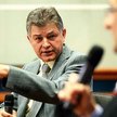 Marian Krzaklewski, lider podkarpackiej listy PO, rozmawiał w Rzeszowie z Tomaszem Porębą (PiS)