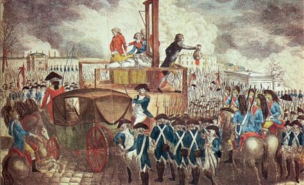 Egzekucja króla Ludwika XVI odbyła się 21 stycznia 1793 r. na placu Rewolucji w Paryżu