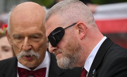 Janusz Korwin-Mikke i Grzegorz Braun