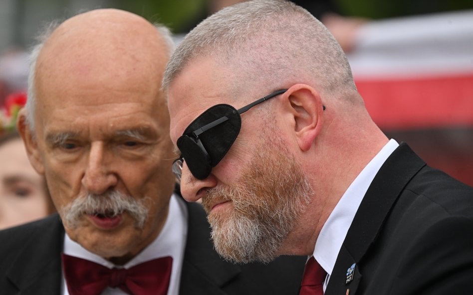 Janusz Korwin-Mikke i Grzegorz Braun