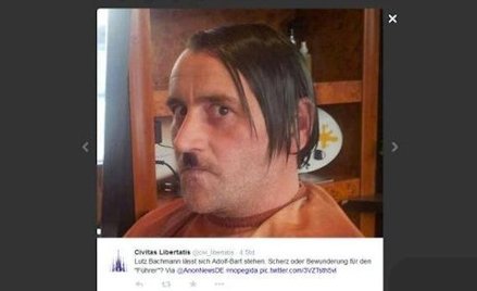 Szef Pegidy w roli Hitlera