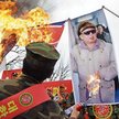 Seul. Na sobotniej demonstracji przeciw prowokacjom Północy zapłonął portret Kim Dzong Ila