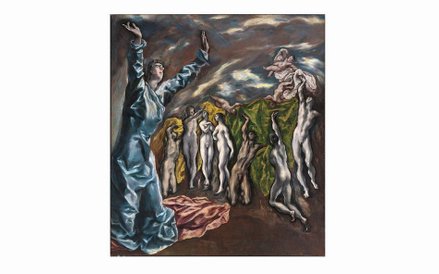 Wizja świętego Jana, 1610–1614