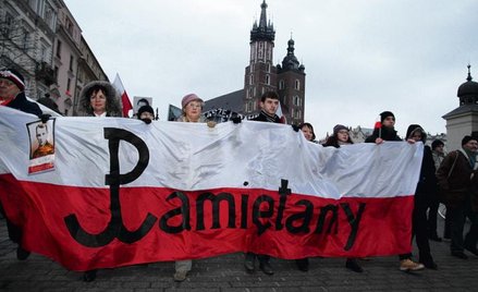 Kraków, 1 marca 2013 r., marsz z okazji Narodowego Dnia Żołnierzy Wyklętych