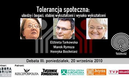 Tolerancja społeczna: debata 3