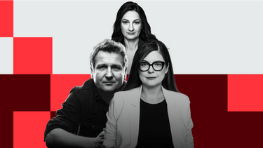 Marzena Tabor-Olszewska, Ewa Szadkowska i Piotr Szymaniak