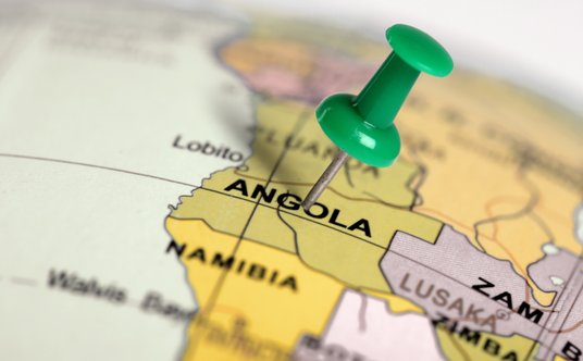 Angola leży w południowo-zachodniej Afryce.