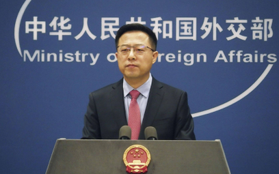 Rzecznik chińskiego MSZ Zhao Lijian