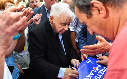 Jarosław Kaczyński regularnie wraca do opowieści, że w dwie dekady polska gospodarka dogoni niemieck