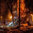W Charkowie pocisk uderzył w budynek mieszkalny