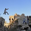 Parkour w ruinach Aleppo