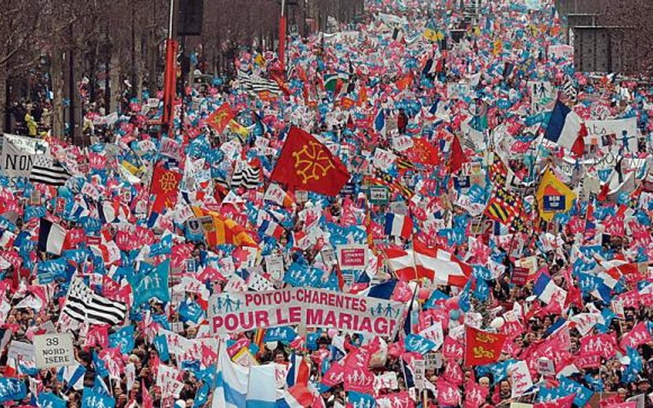 Setki tysięcy Francuzów demonstrowało w niedzielę po raz kolejny przeciwko koncepcji unowocześniania