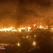 W wyniku ataku powietrznego Rosji na Kijów w stolicy Ukrainy doszło do kilku pożarów