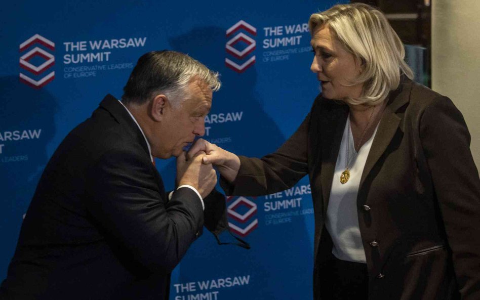 Viktor Orban i Marine Le Pen